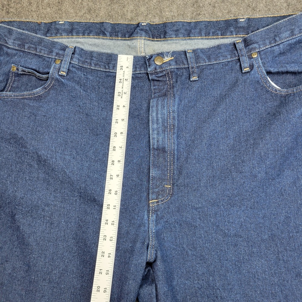 Wrangler Jeans Mens 52x34 Relaxed Fit Cowboy Western Rodeo Ranch Hands Country - Picture 8 of 11